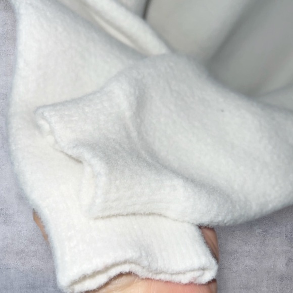 Zara crop turtleneck sweater sz S / thick warm ribbed, neck hem & wrist - Picture 8 of 11